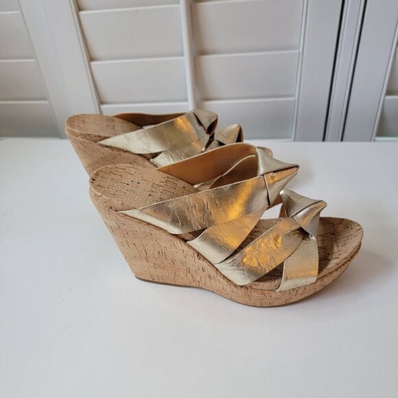 Kork-Ease Platforms - Sammi Wedge Slide Sandal - Size 10 - Great Condition - Picture 6 of 8